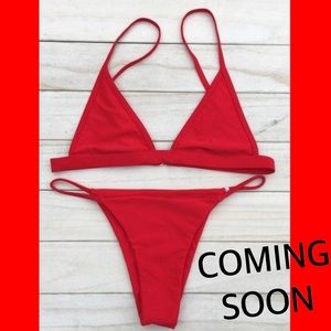 Bikini Halter Strap Brazilian Bottom